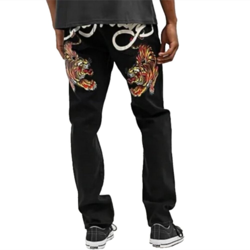 Ed Hardy Crawling Tiger Slim Taper Jean